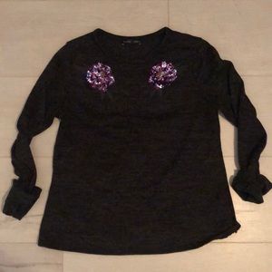 🔥3/$18🔥 EUC ZARA SEQUINS TOP